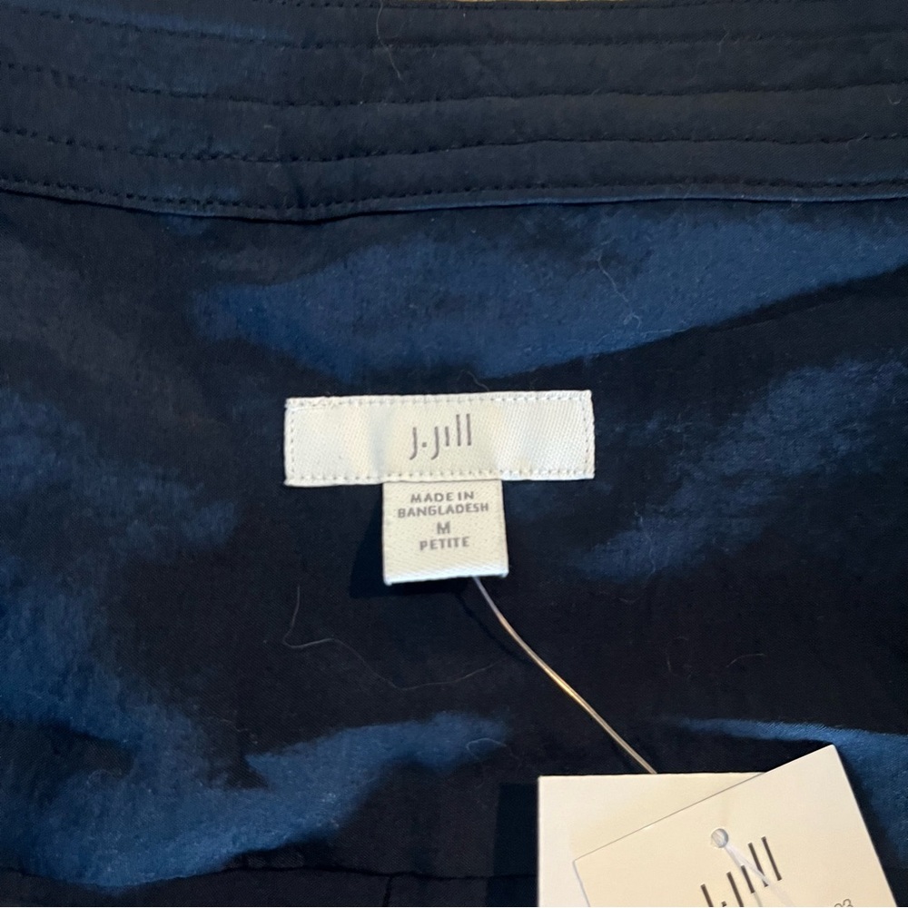 J. Jill Midnight Blue Button-Up Top - Picture 5 of 8
